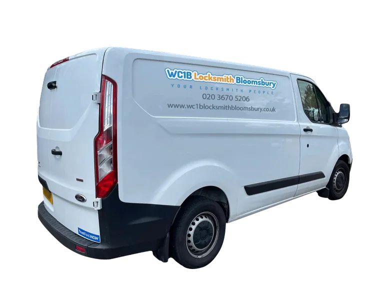WC1B Locksmith Bloomsbury van